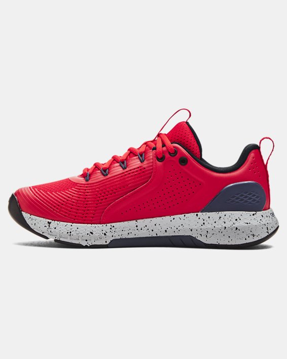 Men's UA Charged Commit 3 Training Shoes, Red, pdpMainDesktop image number 1